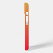 Gepersonaliseerde vlam rood en geel ombre Case-Mate iPhone case (Achterkant / Links)