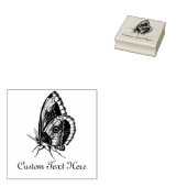 Gepersonaliseerde vlinder #3 	rubberstempel (Gestempeld)