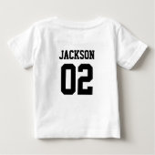 Gepersonaliseerde Voetbal Baby Boy Jaar Nummer (Achterkant)