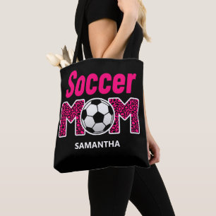 Gepersonaliseerde Voetbal Mama Custom Name Draagtas