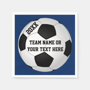 Gepersonaliseerde Voetbal Papieren servetten