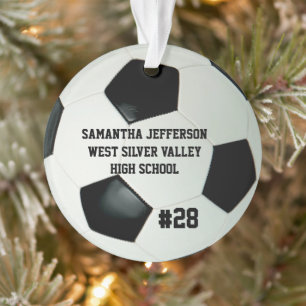 Gepersonaliseerde Voetbal sport Ornament