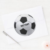 Gepersonaliseerde Voetbal Stickers (Envelop)