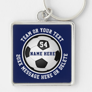 Gepersonaliseerde voetbalcadeau-ideeën voor speler sleutelhanger