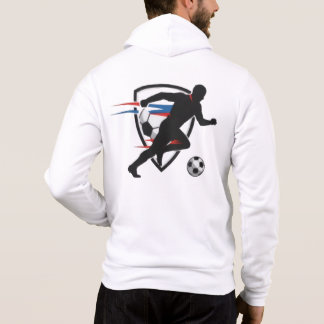 Gepersonaliseerde voetbalhoodie | minimalistisch F Hoodie