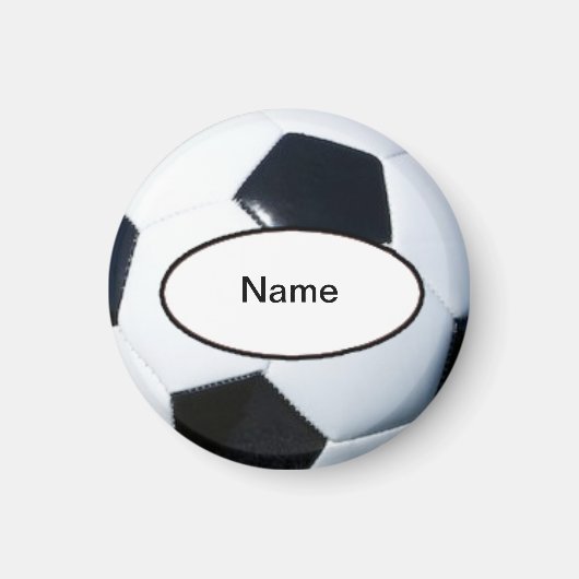 gepersonaliseerde voetbalsport magneet (Voorkant)