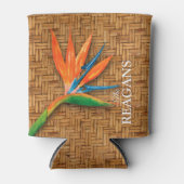 Gepersonaliseerde vogel van het Paradise Tropical Blikjeskoeler (Voorkant)