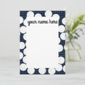 Gepersonaliseerde Volleybal Notecards Bedankkaart (Staand voorkant)