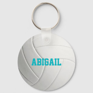 Gepersonaliseerde volleybal sleutelhanger