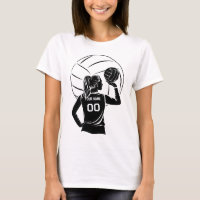 Gepersonaliseerde Volleybal Speler Custom Naam & N