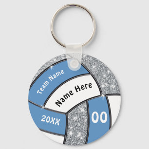 Gepersonaliseerde volleyball Party Favors Gifts, C Sleutelhanger
