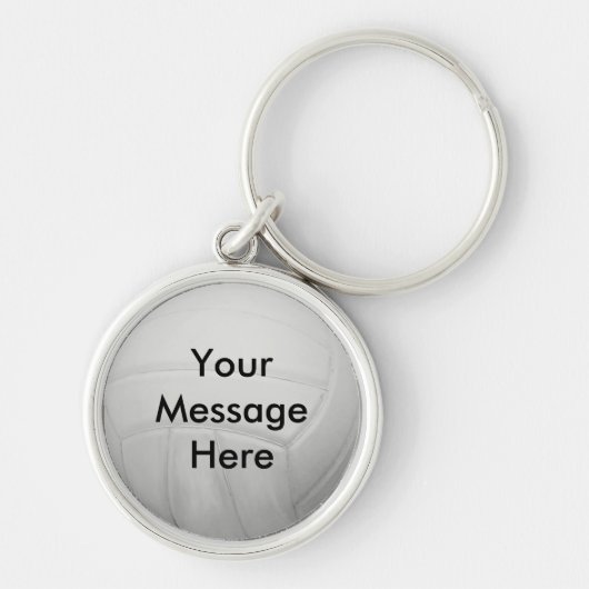 Gepersonaliseerde volleybalSleutelhanger Sleutelhanger (Voorkant)