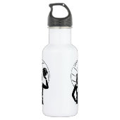 Gepersonaliseerde volleybalspeler Aangepaste naam, Waterfles (Achterkant)