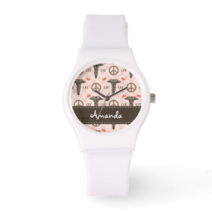 Gepersonaliseerde vrede Liefde Beroepstherapie Horloge