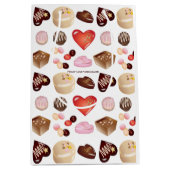 Gepersonaliseerde vrede Liefde Chocolade Snoep Har Medium Cadeauzakje (Voorkant)