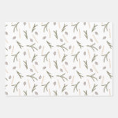 Gepersonaliseerde Vrede op Aarde Kerstmis Inpakpapier Vel (Voorkant 3)