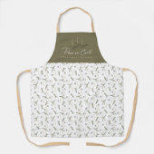 Gepersonaliseerde Vrede op Aarde Kerstmis Schort (Voorkant)