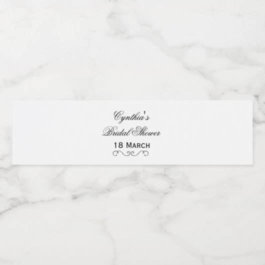 Gepersonaliseerde Vrijgezellenfeesten waterfleswik Waterfles Etiket (Enkel label)