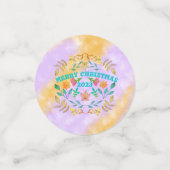 GEPERSONALISEERDE VROLIJKE KERST 20XX CONFETTI (Kleine voorkant)