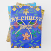 GEPERSONALISEERDE VROLIJKE KERST 20XX INPAKPAPIER VEL (In situ)