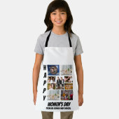 Gepersonaliseerde vrouwendag 9 Foto-collage Schort (Insitu)