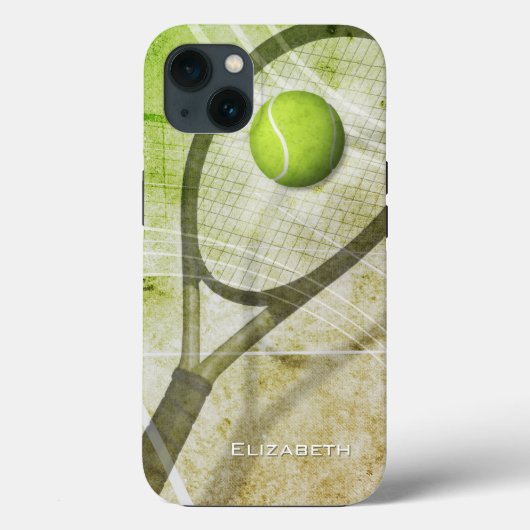 Gepersonaliseerde vrouwentennis Case-Mate iPhone case (Achterkant)