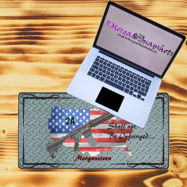 Gepersonaliseerde VS-vlag AR15 wordt niet geschond Bureaumat