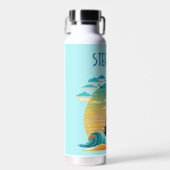 Gepersonaliseerde vuurtoren gloed waterfles (Voorkant)