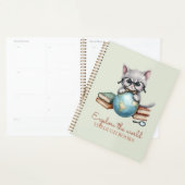 Gepersonaliseerde "Wander Cat" Academische Planner (Display)