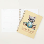 Gepersonaliseerde "Wander Cat" Academische Planner (Display)