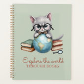 Gepersonaliseerde "Wander Cat" Academische Planner (Voorkant)