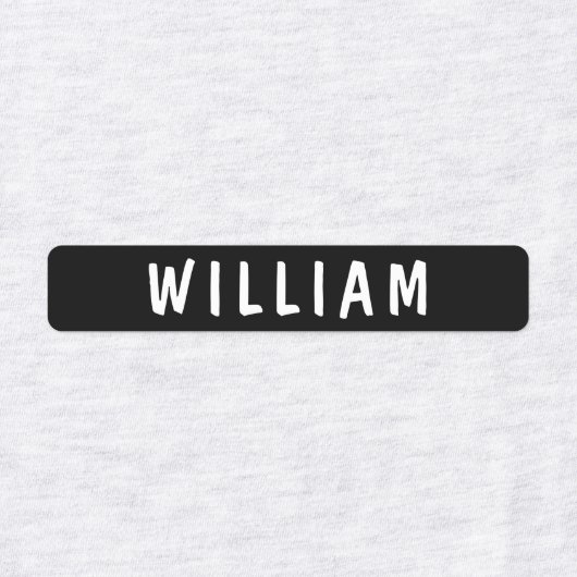 Gepersonaliseerde Waterdichte Naam Kinder School K Labels (Design 1)