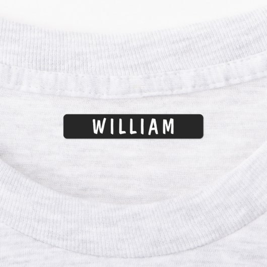 Gepersonaliseerde Waterdichte Naam Kinder School K Labels (Aangebracht)