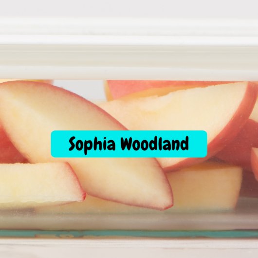 Gepersonaliseerde Waterdichte & Waterverf Ocean Na Labels (Aangebracht)