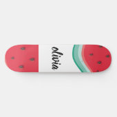 Gepersonaliseerde watermeloen skateboard (Horizontaal)