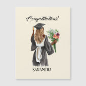 Gepersonaliseerde Waterverf Afstuderen (13) (Voorkant)