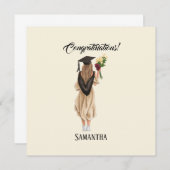 Gepersonaliseerde Waterverf Afstuderen (2) (Voorkant / Achterkant)