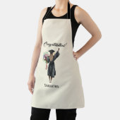 Gepersonaliseerde Waterverf Afstuderen (7) Schort (Insitu)