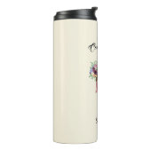 Gepersonaliseerde Waterverf Afstuderen (8) Thermosbeker (Gedraaid links)