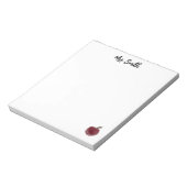 GEPERSONALISEERDE WATERVERF APPLE NOTITIEBLOK (Gedraaid)
