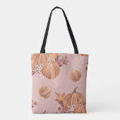 Gepersonaliseerde Waterverf Fall Leaves Draagtas (Achterkant)