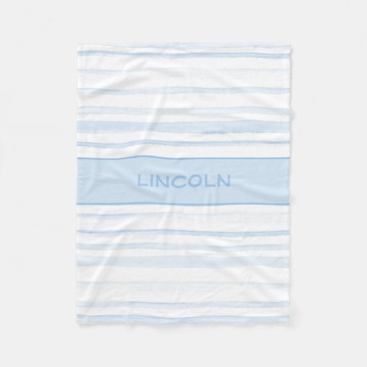 GEPERSONALISEERDE WATERVERF FLEECE DEKEN (Voorkant)