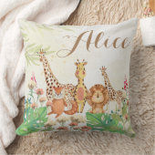 Gepersonaliseerde waterverf groenery baby kussen (Deken)