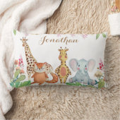 Gepersonaliseerde waterverf groenery baby kussen (Deken)