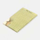 Gepersonaliseerde Waterverf Kat Profiel Whiskers L Post-it® Notes (Schuin)