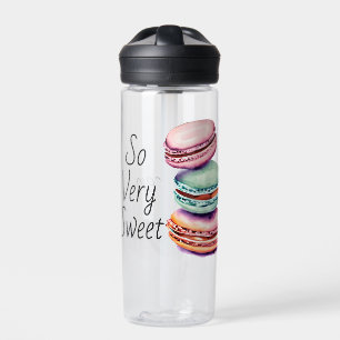 Gepersonaliseerde Waterverf Macaron Waterfles