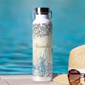 Gepersonaliseerde Waterverf Ocean Zee Life Beach Waterfles