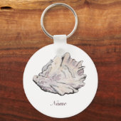 Gepersonaliseerde Waterverf Oyster Sleutelhanger (Voorkant)