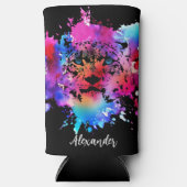 Gepersonaliseerde Waterverf Tijger Hoofd (Voorkant)