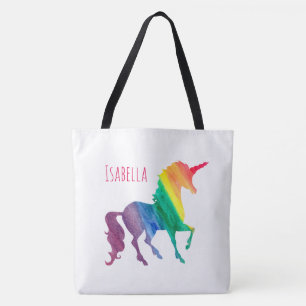 Gepersonaliseerde Waterverf van Cool Rainbow Unico Draagtas